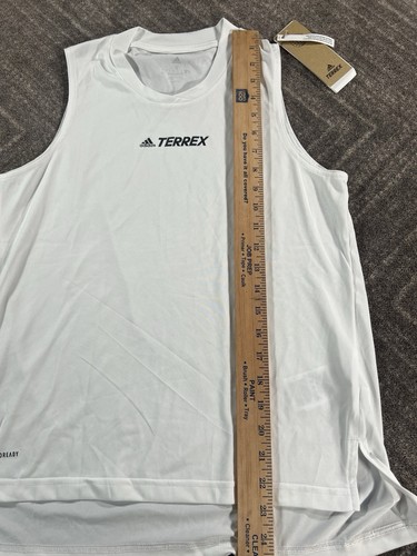 Adidas Women’s AeroReady Terrex White Hiking Singlet Tank Top Size Small NWT - Picture 2 of 13