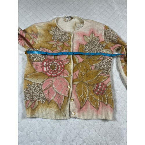 Vintage Sportempos floral cardigan excellent cond - see photos for measurements - Picture 4 of 8
