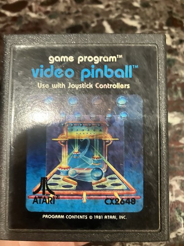 Video Pinball (Atari 2600, 1981) Not Tested - Picture 4 of 5
