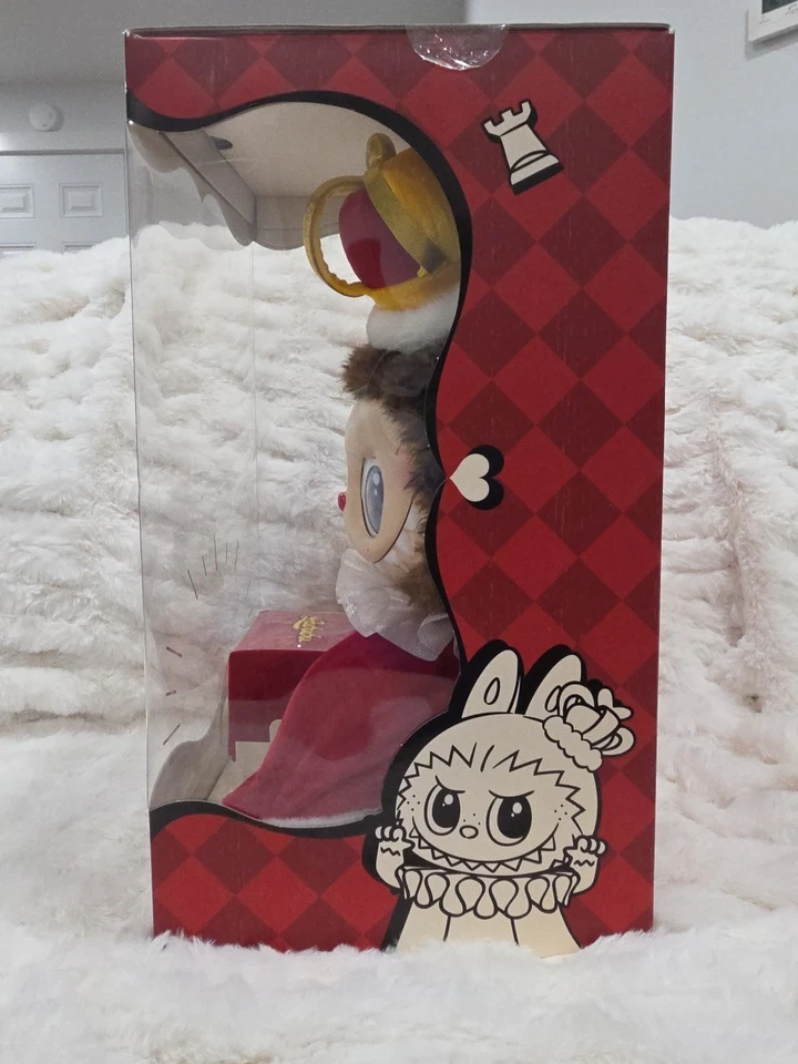 Muñeco de peluche Pop MART The Monsters Let's Checkmate Labubu KIng Bubu auténtico nuevo en caja Foto 3 de 4