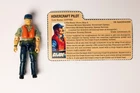 Vintage 1984 G.I. Joe Hover Craft Pilot  Cutter with File Card