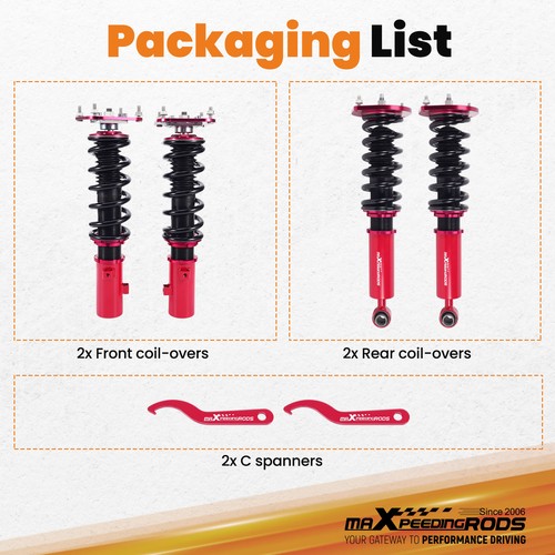 Coilover Suspension Kit for Mazda Savanna RX-7 FC3S 1985–1992 RX7 1.3 Turbo - Picture 5 of 15