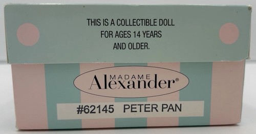 Madame Alexander Doll Peter Pan Cathy Rigby Disney New In Box 2012 8in 62145 - Picture 19 of 22