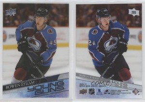 2020-21 Upper Deck Young Guns Clear Cut Bowen Byram #205 Rookie RC