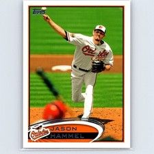 2012 Topps Update Series - Jason Hammel #US186 - Baltimore Orioles