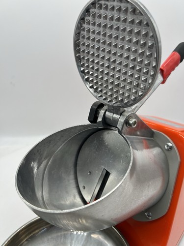 Neu Zeny Ice Shaver 143lbs/h Elektrischer Eisrasierer - Orange *Schneller Versand - Bild 2 von 8