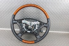 03-07 LX470 Black Leather Woodgrain Driver Column Steering Wheel OEM Factory WTY