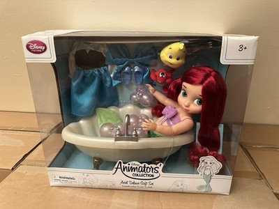 Disney Animators Arielle Ariel Deluxe Bathtub Gift Set limited doll