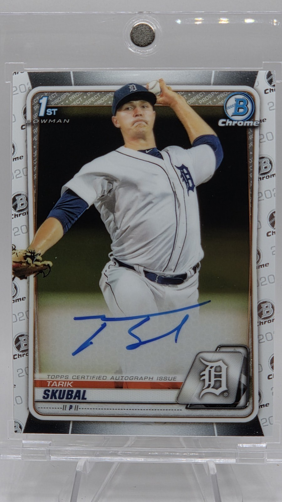 2020 Bowman Chrome Tarik Skubal 1st Auto #CPA-TS Rookie RC