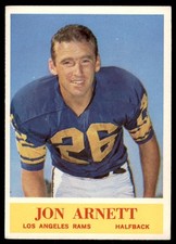 1964 Philadelphia Gum  #85 JON ARNETT  Los Angeles Rams  EX-EX+