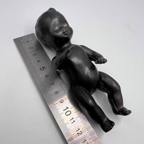 1960 Vintage Black Baby Doll Boy Small African American Celluloid Hard Plastic - Picture 8 of 8