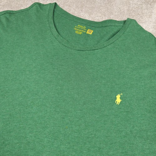 Polo Ralph Lauren Hemd Herren 4XL 4XB Grün Rundhals Pony Logo Tee Stickerei - Bild 2 von 8