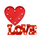 2pcs Party dekorative Lampe Hochzeit Vorschlag Licht LED Lampe (ohne Batterie)