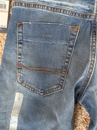 Tommy Hilfiger Damen High Rise Skinny Light Wash Denim Jeans Größe 12 Neu mit Etikett - Bild 9 von 11