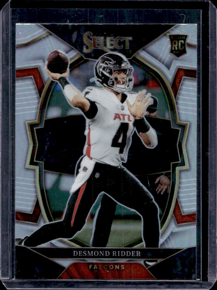 2022 Select Desmond Ridder RC Silver Prizm Rookie #36 Falcons