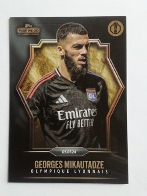 Topps Summer Signings Here We Go UEFA 2024/25 Olympic Lyon Georges Mikautadze