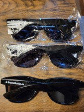 Buzzballz Black Sunglasses 3 Pairs And 2 Are Brand New 