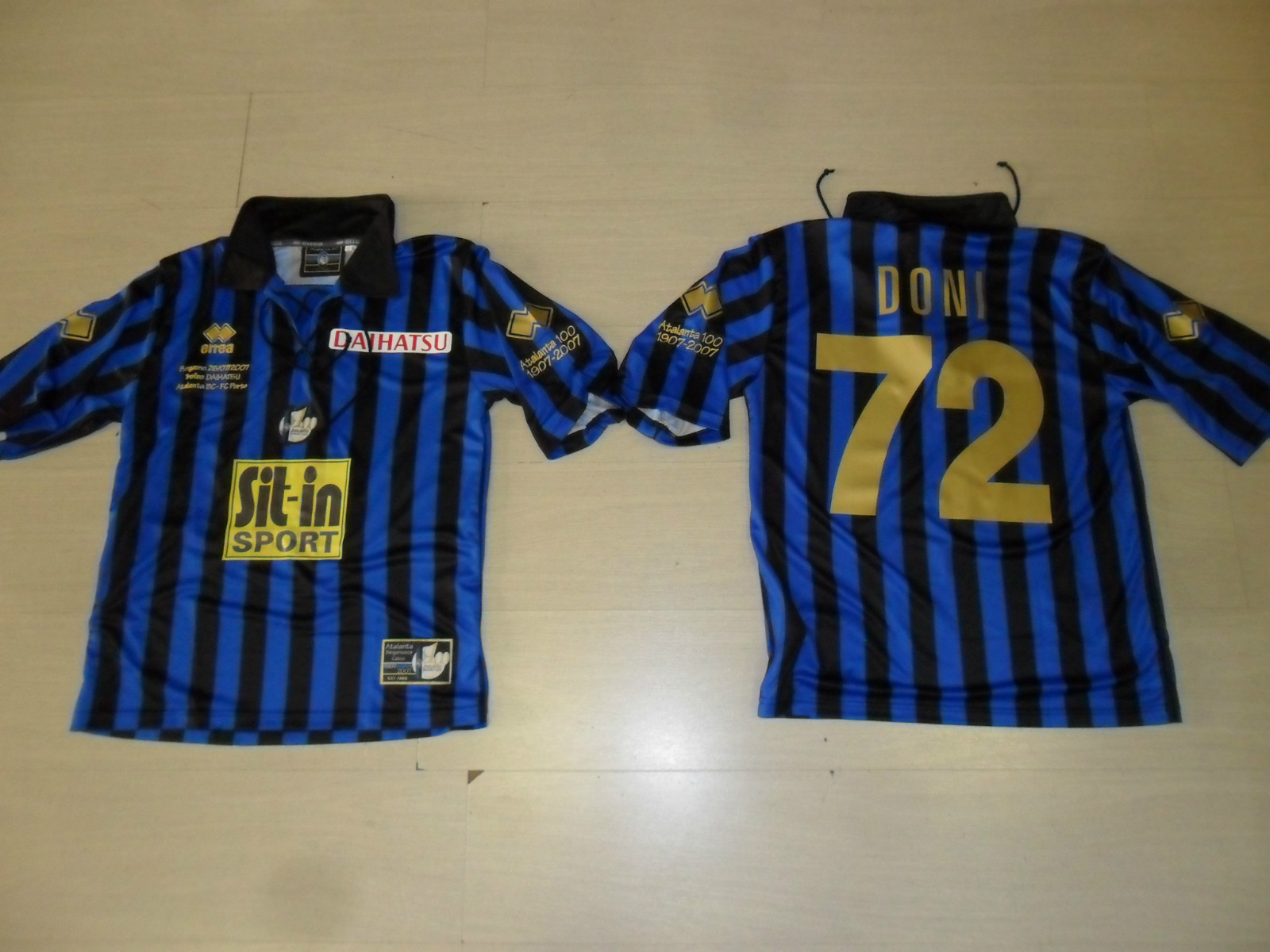 0901 TG XL ATALANTA CADEAUX CENTENARIO DAIHATSU COUPE TRICOT HAUT HAUT JERSEY 0901 TG XL ATALANTA CADEAUX CENTENARIO DAIHATSU COUPE TRICOT HAUT HAUT JERSEY