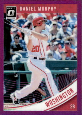 Daniel Murphy 2018  Donruss Optic #159 Pink Washington Nationals