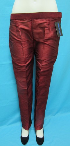 Pantalones 665 7810 Hilados Seda Hasta el Tobillo Pantalón Palazzo Pantalones Lápiz - Imagen 32 de 40