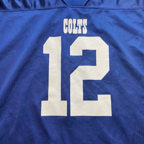 Indianapolis Colts ANDREW LUCK NFL Jersey YOUTH KIDS BOYS SZ XL 18/20 Blue NFL - Picture 3 of 14