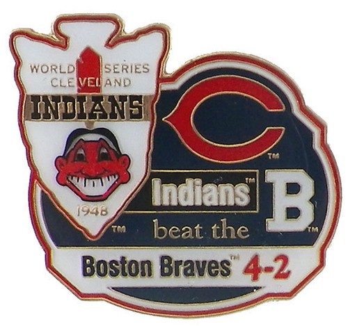 1948 World Series Commemorative Pin - Indians vs. Braves - Limited 1,000 - Picture 1 of 2
