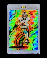 JALEN HURTS RARE SILVER REFRACTOR HOLO PRIZM Select SP Insert Non Auto - EAGLES