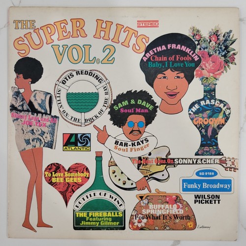 Various - The Super Hits Vol. 2 Vinyl LP - 1968 First Press - Atlantic SD 8188 - Picture 1 of 6