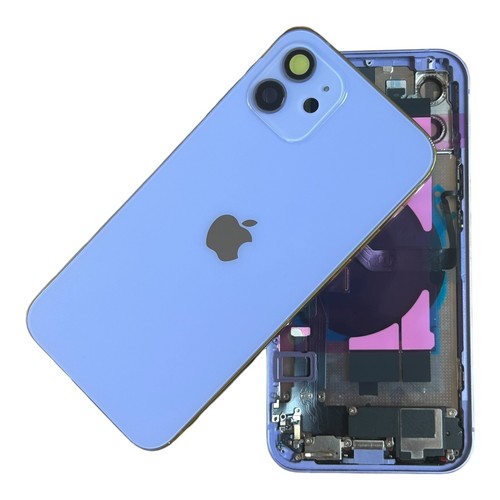 iPhone 12 Gehäuse Housing Glas und Rahmen Backcover mit Flex Kabel - Bild 2 von 18