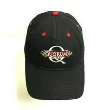 Quorum Cigars Black Baseball Cap Hat Adjustable One Size Fits All JC Newman Mens