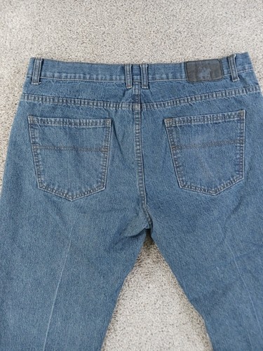 Beverly Hills Polo Club Mens Denim Jeans 38x32 Bootcut Cotton - Picture 11 of 13