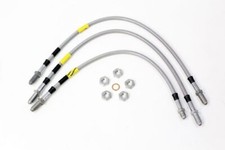 LR DEFENDER 90 TO 1999 3LINE TERRAFIRMA GOODRIDGE +2” EXT BRAKE HOSE KIT TF640GD