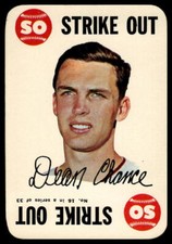 1968 Topps #16 Dean Chance Game