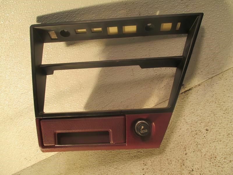 Center Dash Trim Bezel with Ash Tray & Lighter for 84-89