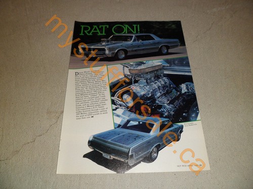 VARIOUS VINTAGE PONTIAC GTO G.T.O. AD / ARTICLES - HUGE VARIETY!!! - Bild 20 von 115