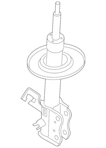 Genuine Nissan 2016-2019 Sentra SL SV SR Suspension Strut Front Right E43024AF0A