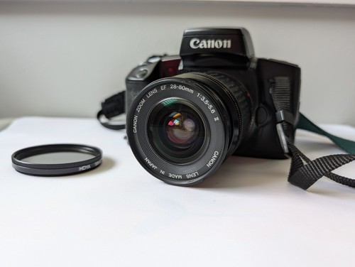 Canon EOS 100 35mm SLR Film Camera & 28-80mm Canon 3.5-5.6 ll Ultrasonic Lens - Picture 2 of 18