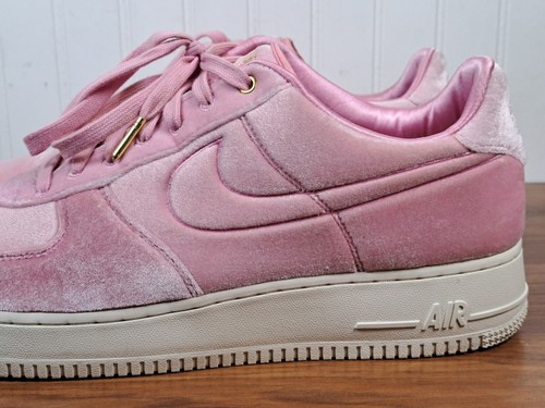 Rare Nike Air Force 1 Low '07 Pink Velour 2019. Men’s Size Size 13 - Picture 7 of 20