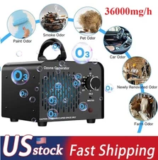36000 Mg/H Ozone Generator Ozonator Machine Home Car Air Purifier Cleaner Filter