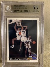 SHAQUILLE O'NEAL 1992/93 UPPER DECK Bgs 9.5 ITALIAN INTERNATIONAL ROOKIE RC LSU