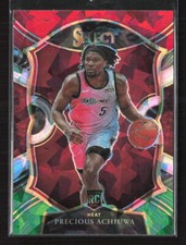 2020-21 Panini Select #80 Precious Achiuwa Red White Green Cracked Ice (S)