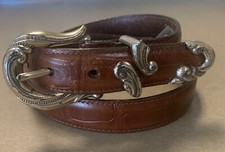Brighton Ladies Belt Brown M24507 Western