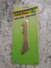 HY-KO Solid Brass House Address Numbers 4" 012456789 Gate/Post/Mailbox BR-40