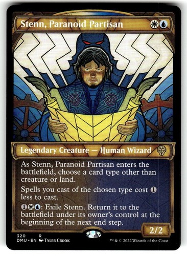 Stenn, Paranoid Partisan (Showcase) Dominaria United NM MTG MAGIC