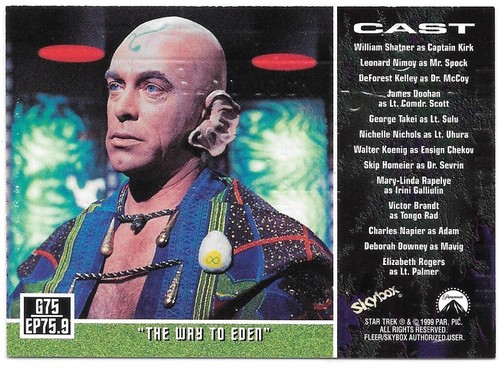 Star Trek: TOS Season 2-3 Gold Plaque Trading Cards Skybox 1998-99 YOU PICK CARD - Picture 38 of 42