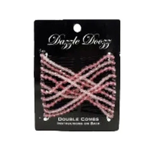 Fashion Double Hair Comb Magic Beads Elasticity Clip Stretchy Hair Combs Clips - Picture 17 of 17