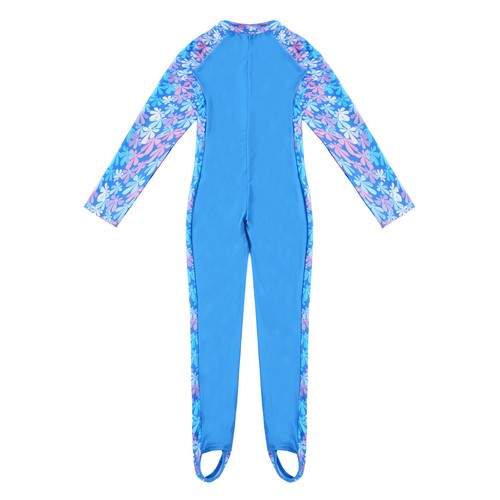 Kids Girls Bathing Suit UPF 50+ Swimwear Swimming Swimsuit Seaside Bodysuit - Picture 37 of 84
