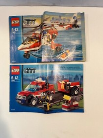 Lego City  2006 Rescue Helicopter Truck 7903 7942