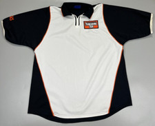 Vintage Yorkshire County Cricket Training Shirt Jersey 1990s Asics Size L Large