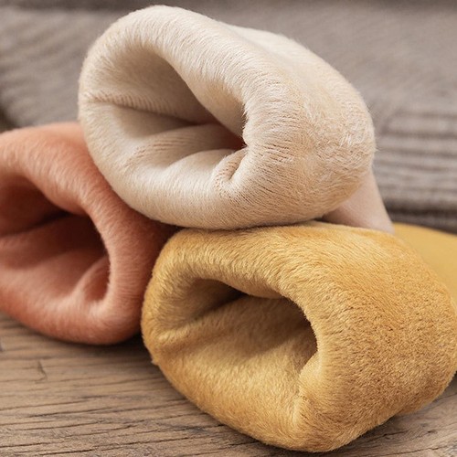 Women's Thermal Fleece Lined Socks - Non-Slip Warm House Socks - Picture 3 of 5